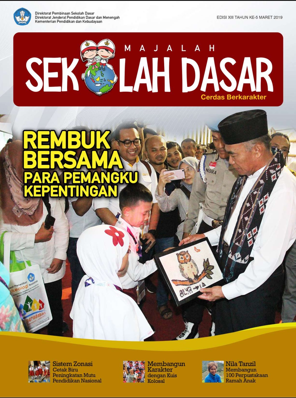 buku Majalah Sekolah Dasar Edisi XIII Tahun Ke-5 Maret 2019